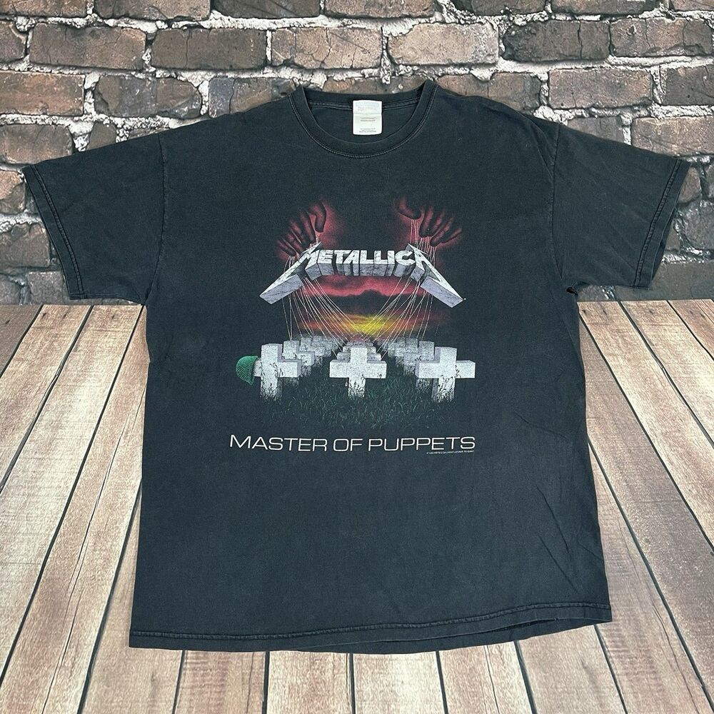 Vintage Metallica Master of Puppets 1994 T-Shirt Mens Size XL Band Tee Hanes 90s